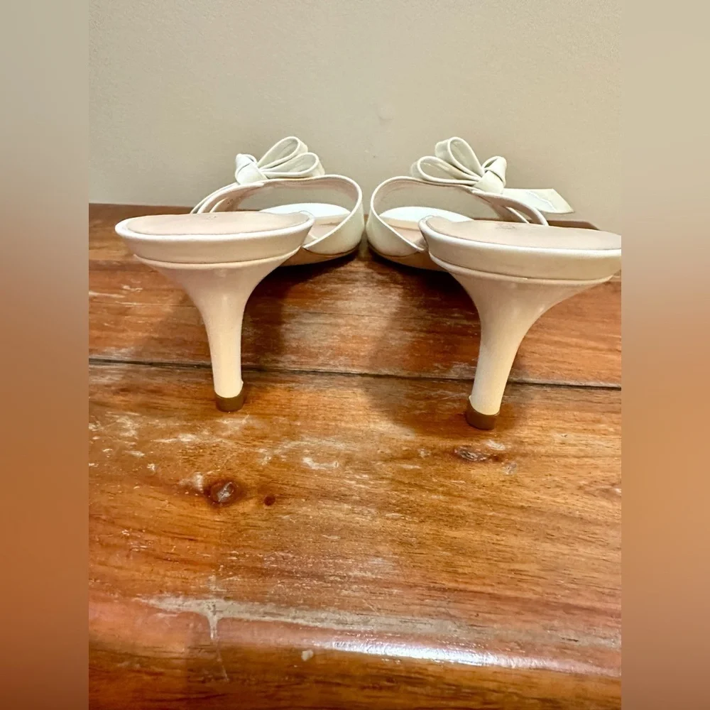 Kate Spade New York Simona White Leather Sandal Size 10